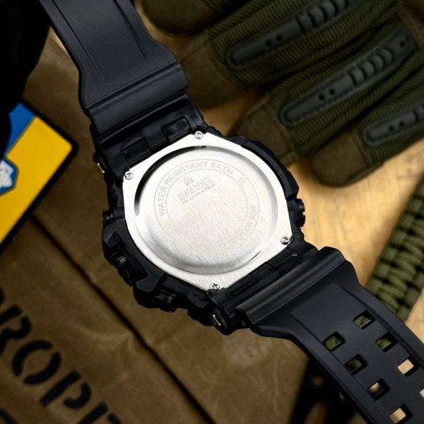 Чоловічий годинник Awarder 004BKSSO ССО Чорні + Коробка 1202-0389 фото