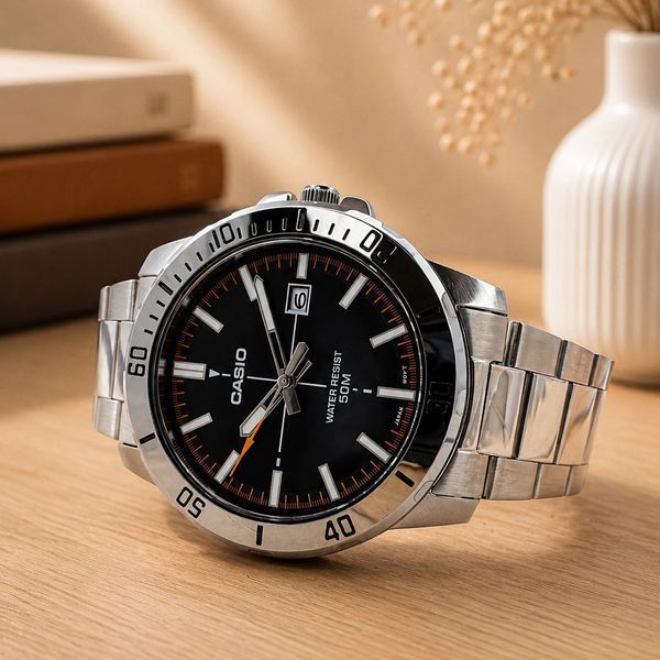 Чоловічий годинник Casio MTP-VD01D-1E2 1141-0203 фото