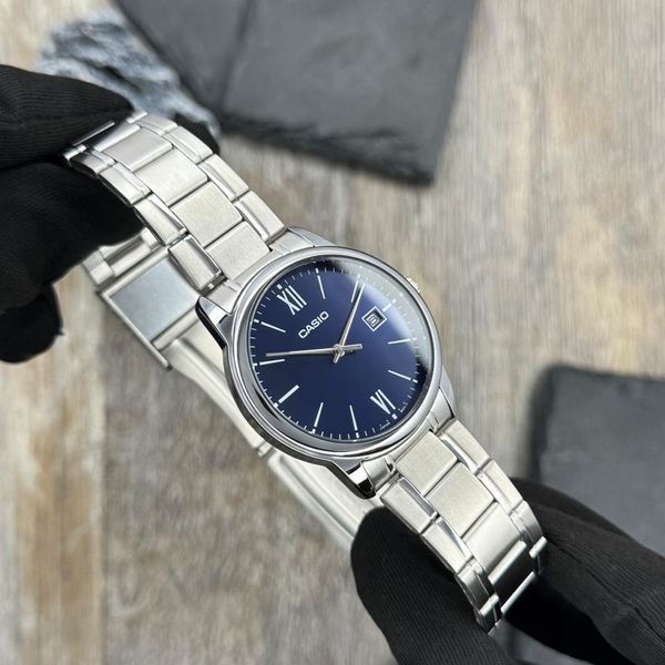 Чоловічий годинник Casio MTP-V002D-2B3 1141-0337 фото