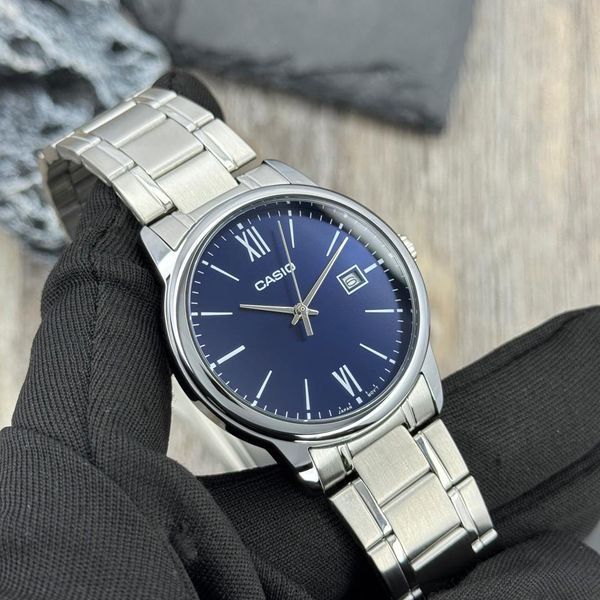 Чоловічий годинник Casio MTP-V002D-2B3 1141-0337 фото