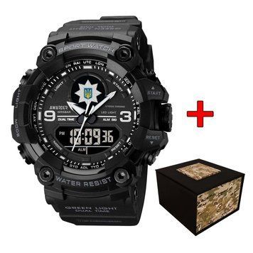 Чоловічий годинник Awarder 001 Поліція All Black 1202-0132 фото