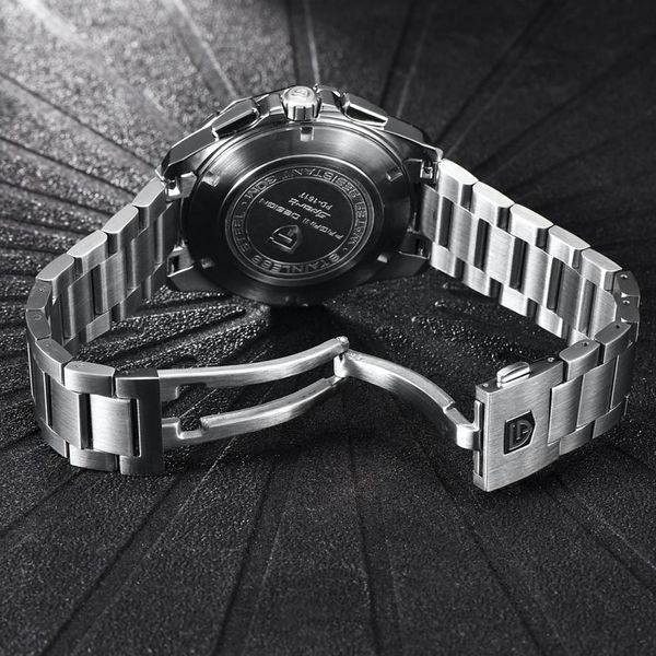 Чоловічий годинник Pagani Design PD-1617 Silver-Black 1138-0017 фото