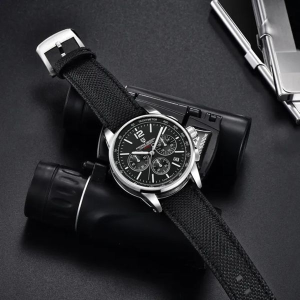 Чоловічий годинник Pagani Design YS008 Silver-Black 1138-0004 фото