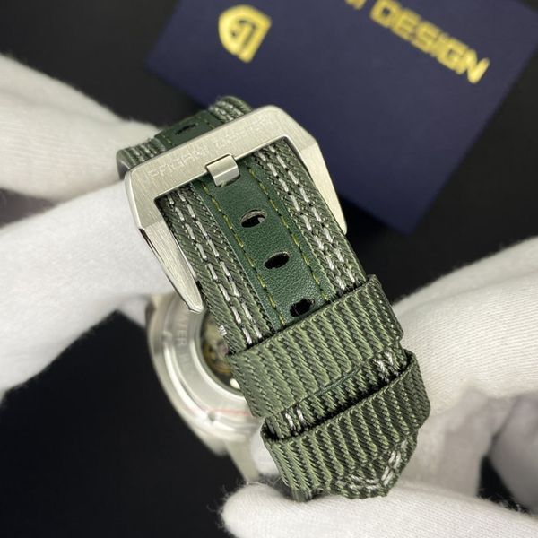Чоловічий годинник Pagani Design PD-1736 Silver-Green 1138-0035 фото