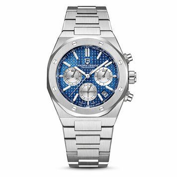Чоловічий годинник Pagani Design PD-1707 Silver-Blue 1138-0135 фото