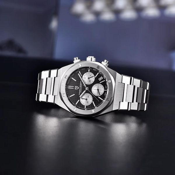 Чоловічий годинник Pagani Design PD-1707 Silver-Black 1138-0137 фото