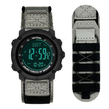 Чоловічий годинник Awarder 036 Compass UA Nylon Pro Black-Grey 1202-0103 фото