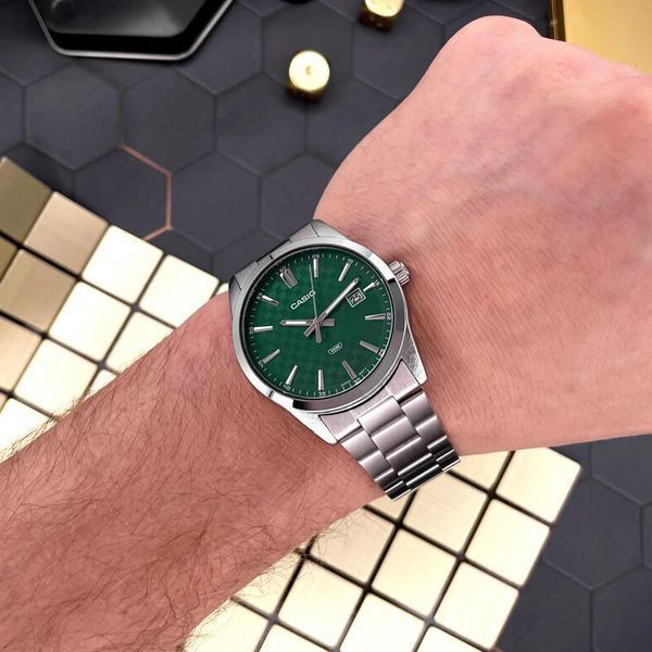 Чоловічий годинник Casio MTP-VD03D-3A1 1141-0403 фото