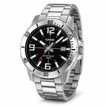 Чоловічий годинник Casio MTP-VD01D-1B 1141-0041 фото